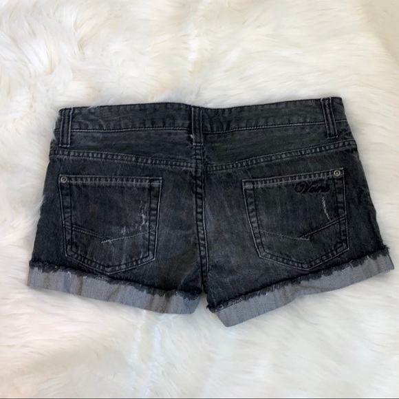 Vans Shorts Denim Loose Fit Frayed - Picture 2 of 5